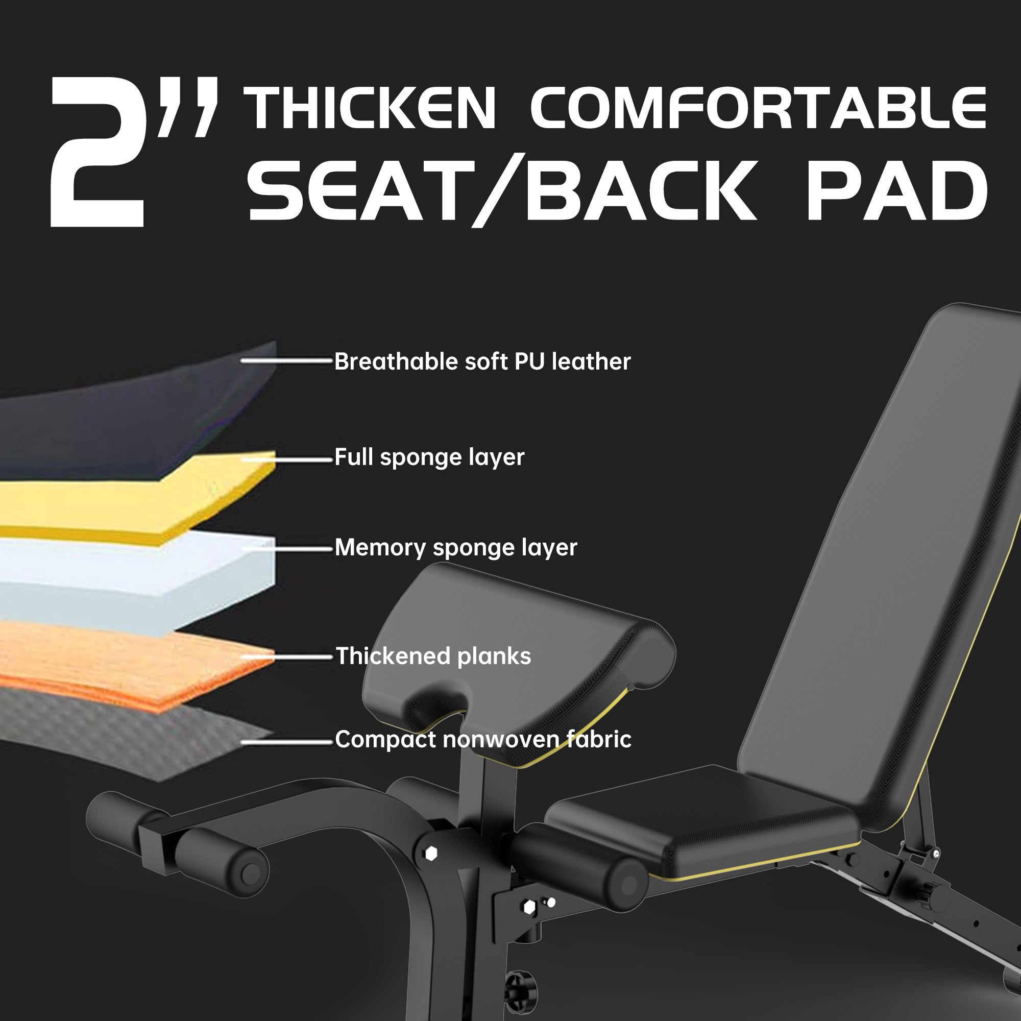 Banc de musculation réglable Yesoul