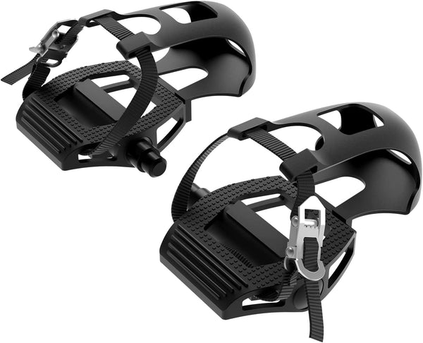 Yesoul Bike Pedals With Toe Clips Cage