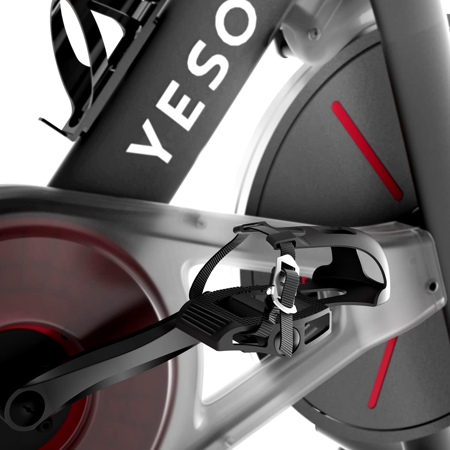 Pédales de vélo Yesoul avec cale-pieds 